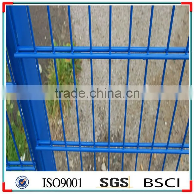 steel mesh fence / triangle bending fence / 3D curved welded wire mesh panel fence