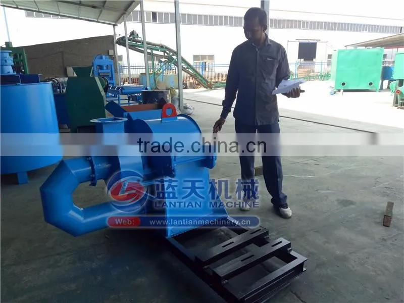 Lantian Machanical Plant supplied sawdust bamboo crusher