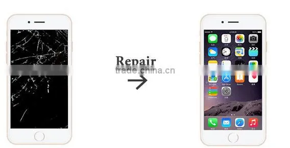 Cold Press Outer Glass with Middle Frame Bezel+OCA+Polarizer For iPhone 6s Assembled
