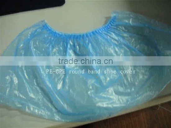 Plastic shoe cover machine