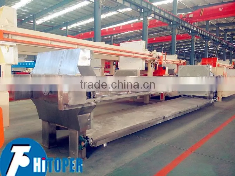 High efficiency stainless steel filter press