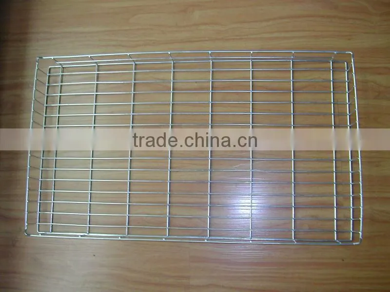 Wire shelving