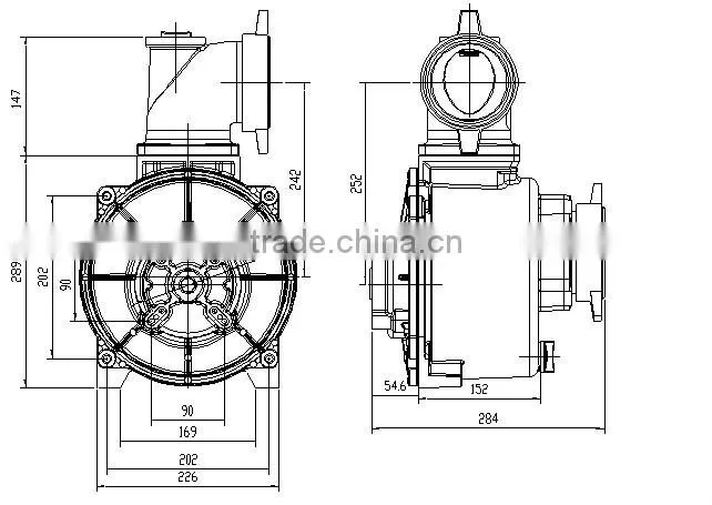 Juan yong brand hot water pressure boosting pump solar water pump for irrigation