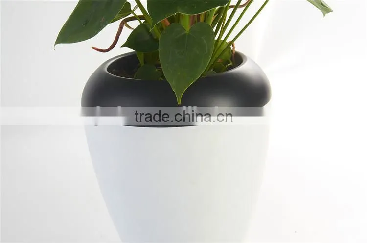 Plastic Oval Shape Flower Pots Without Pallet