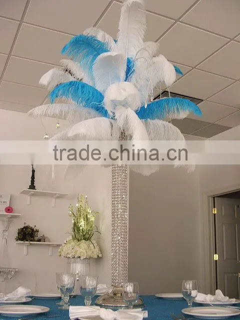 wedding tall flower vase/crystal flower vase/ crystal trumpet vase