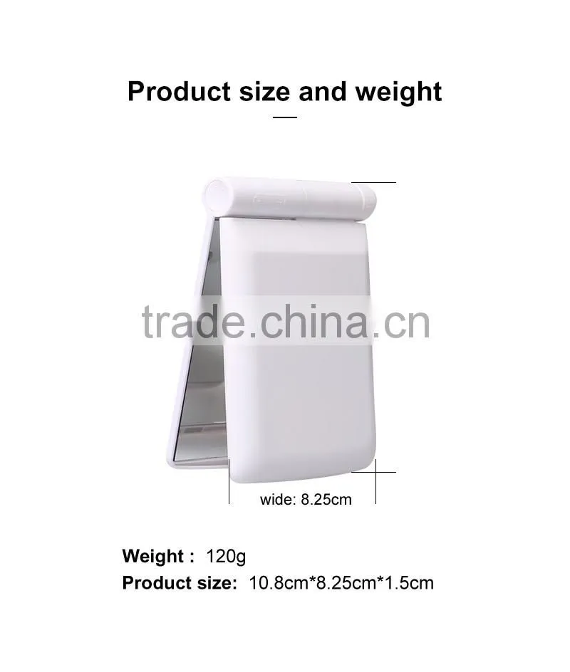 OEM makeup mirror, pocket mirror with led light with cheap price