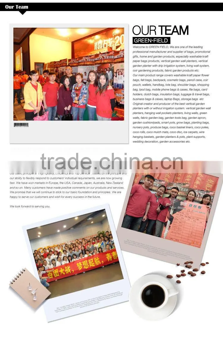 Promotion Custom printed felt tote bag document bag
