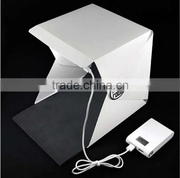 Mini Portable Folding Photostudio Simple Photography Property Equipement Mini Foldable Softbox With USB Light Tent