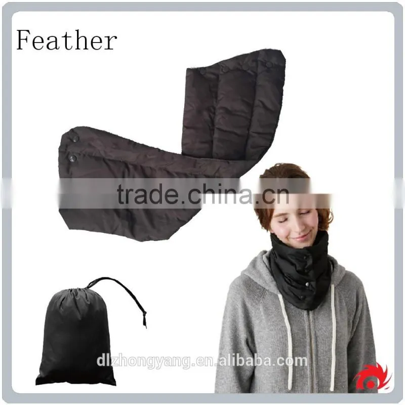 Feather down kids adult neckwear neck scarf knitting pattern neck warmer scarf