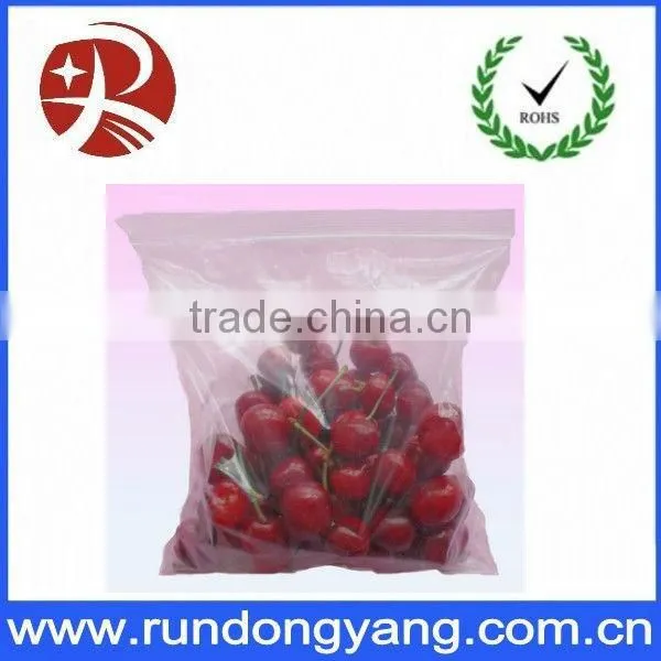 Beautiful plastic zipper bag for packing printed red fox