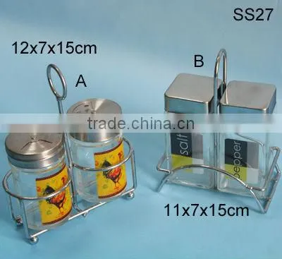 clear glass seasoning pot cruet