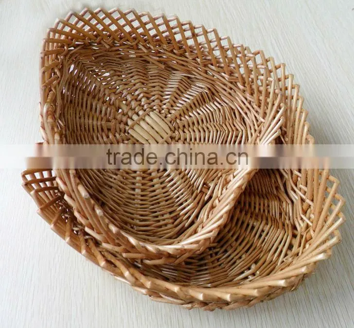 the green wicker basket house hold fruit &bread basket