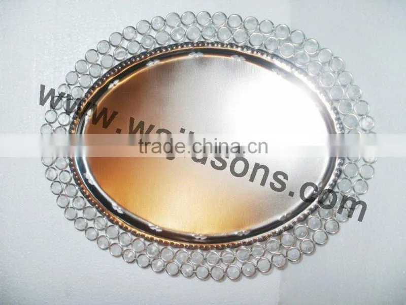 Crystal square tray, Crystal tray