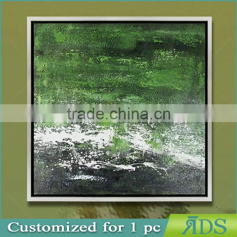 New Designed Natural Scenery Glass Painting with Golden Foil