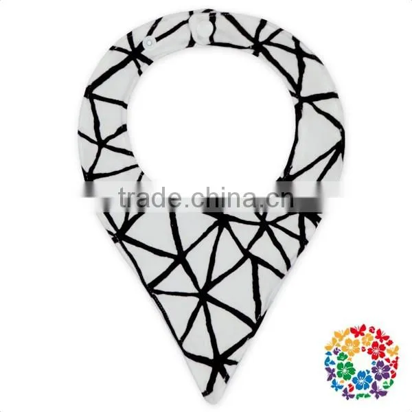 Baby Unisex Animal And Fruit Print Drooling And Teething Baby Bibs Triangle