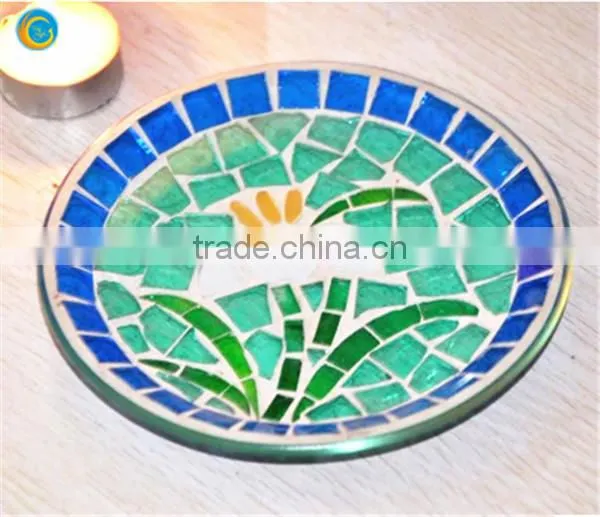 Hand Crafted Mosaic Glass Bowl