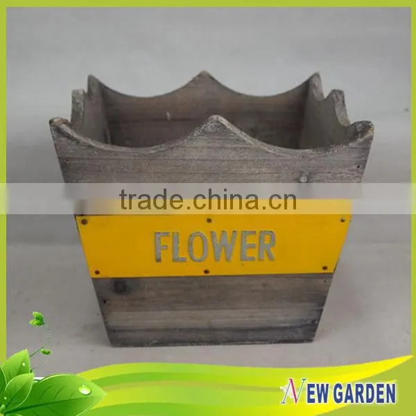 Wooden Decoration basket, Gardeing Colorful Wood Easter Basket