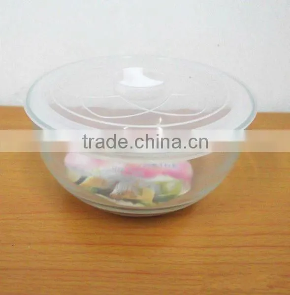High Quality Clear glass pyrex bowl with glass lid
