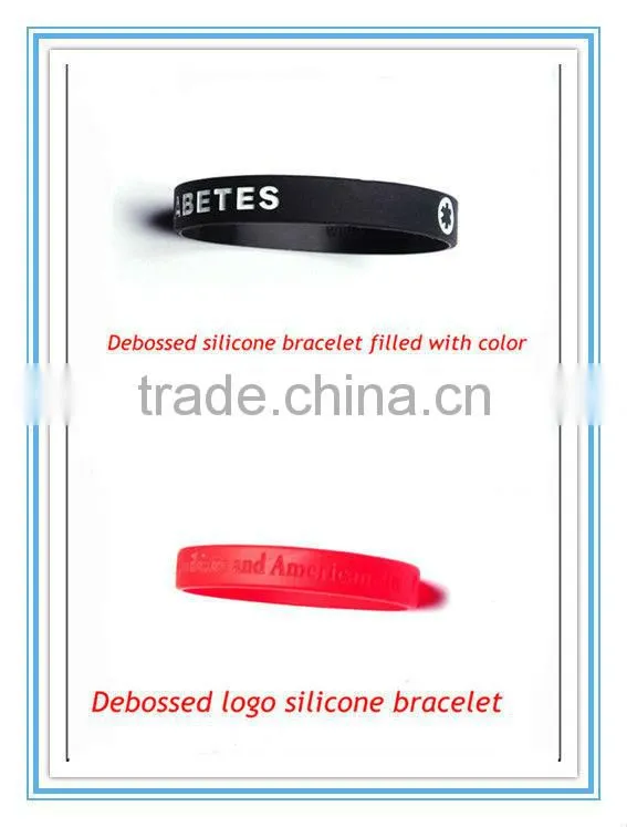 2016 new design cheap adjustable silicone wristband