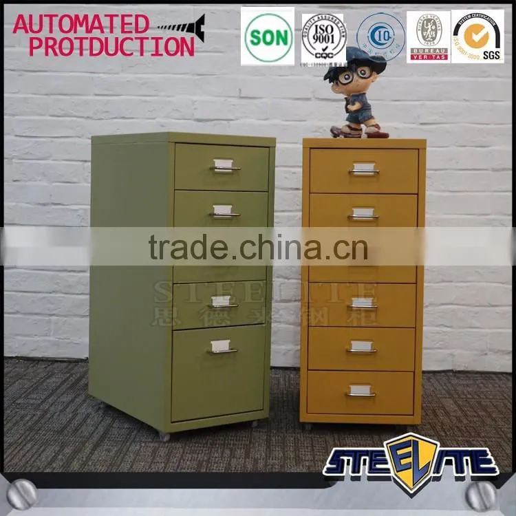 Steelite Helmer 6 Drawer cabinet Mobile Steel File Cabinet Label Holder On Every Drawer