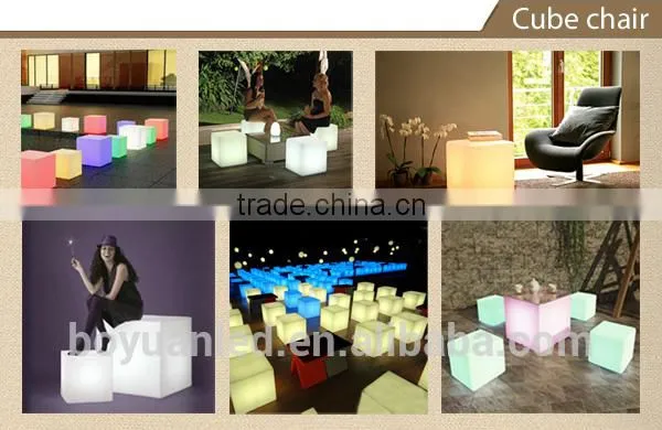 led waterproof color-changing pub plastic ice bucket