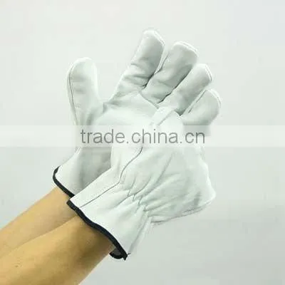 Cow grain leather car driving gloves ZM124-H