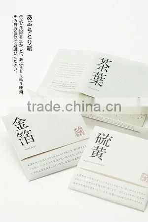 Oil absorbing sheets make up face sheets Japanese Tissue Paper