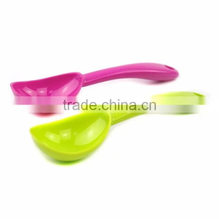 Eco friendly colorful plastic ice cream baller scoops