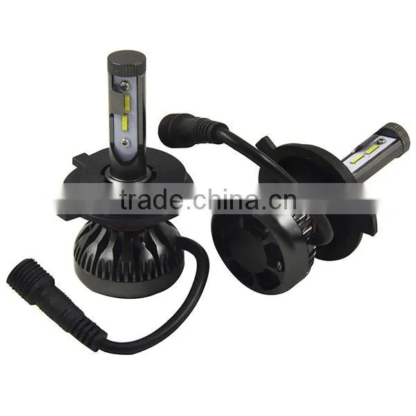 28W 45w 7100LM LED HEADLIGHT BULBS H4 6000K WHITE HIGH LOW BEAM