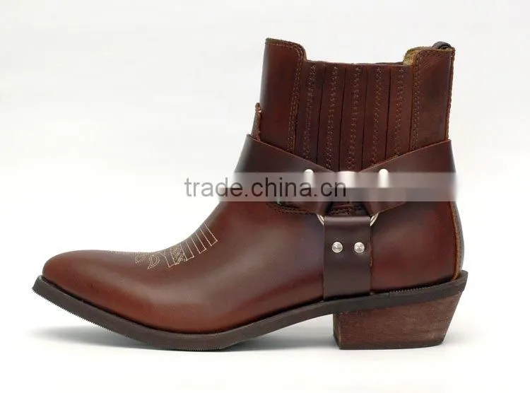 Goodyear welt leather western boots