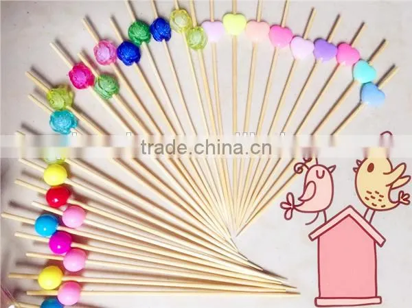 ZHUPING cheap bamboo beaded toothpicks wholesales