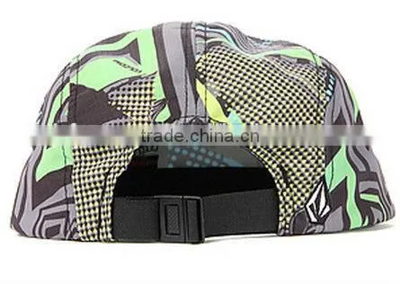 Floral custom 5 panel cool caps wholesale