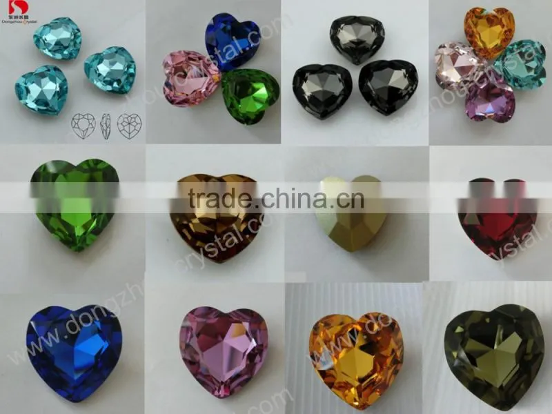 Loose light smoked topaz color crystal jewelry fancy glass stone