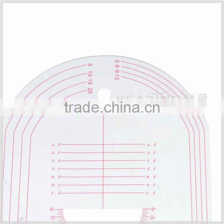 Kearing brand french curve ruler 1.2mm thickness sandwich line curve ruler for fashion design#6404
