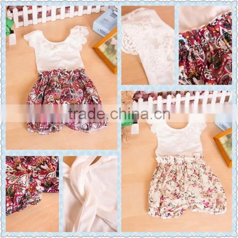 Summer Baby Girls Romper Girls Cute Lace Jumpsuit Costume Wholesale Children Wear