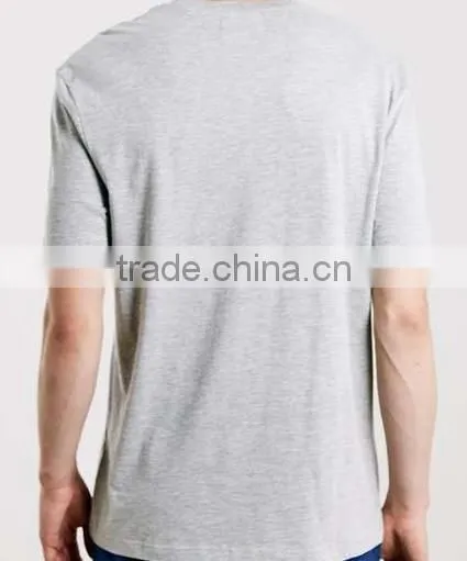 Blue Slim Foil Print T-Shirt