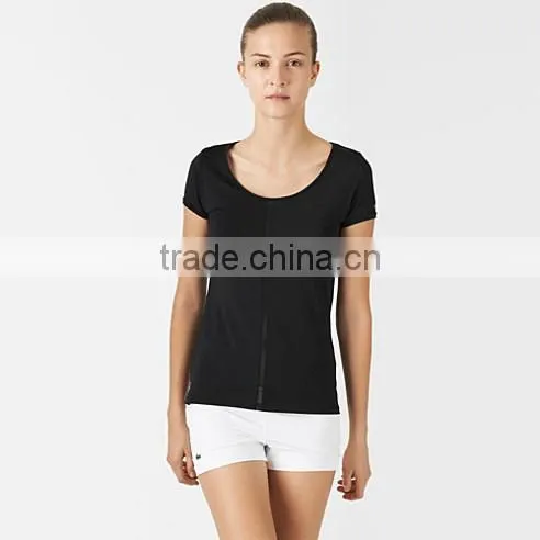 women t shirt cotton spandex/urban fit cotton polo shirt