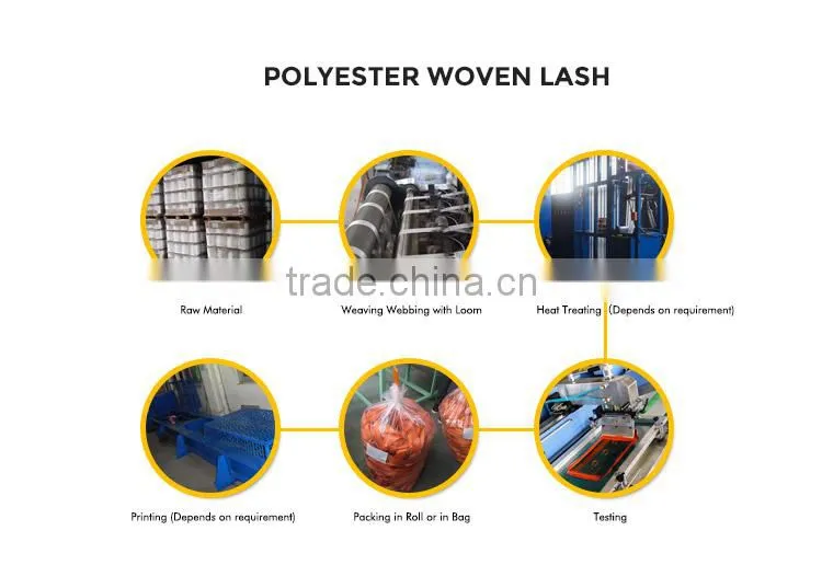 Webbing Style Polyester Woven Lash