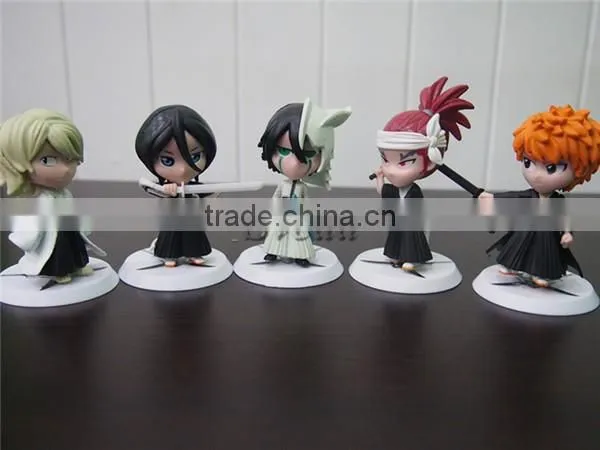 (HOT)Japanese Anime Bleach action figure PVC dolls 7cm Set of 6pcs action figure toys wholesale price