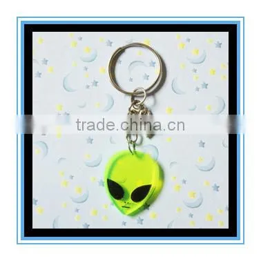 2016 New Design Outer Space Alien Acrylic KeyChain Yiwu wholesale