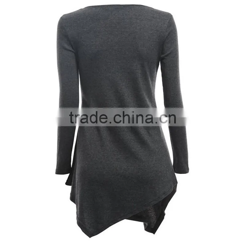 Women's beaded side seam ladies uniform t-shirt blouses