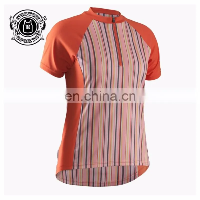 Cycling Jersey With Dri Fit fabric custom printing sport shirts