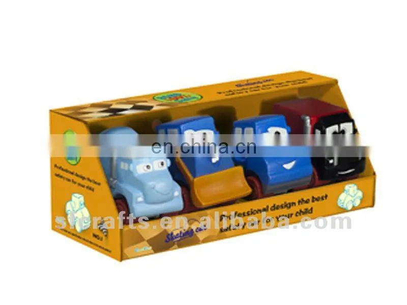 cartoon kids plastic friction cars