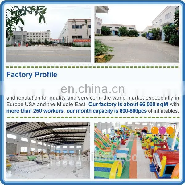 AOQI giant commercial use crazy fun Amercian football inflatable slide from China