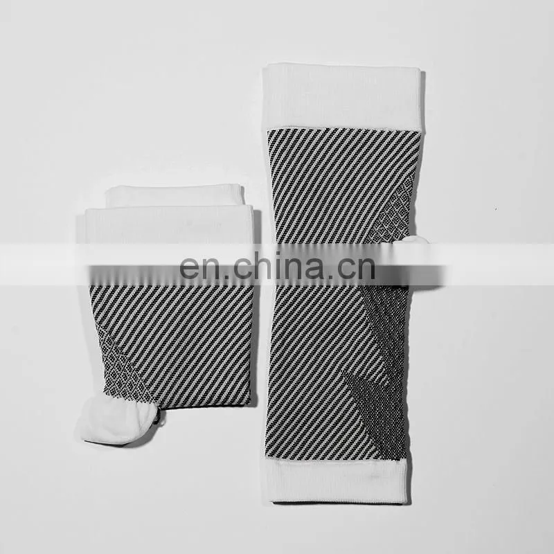 Athletic Knitted Open Toe Compression Ankle Socks For Sports#YLW-03