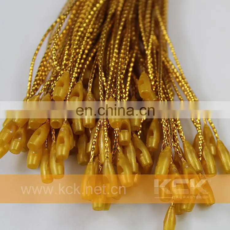 PET GOLD Price Tag String,Bag Hang Tag String 200mm