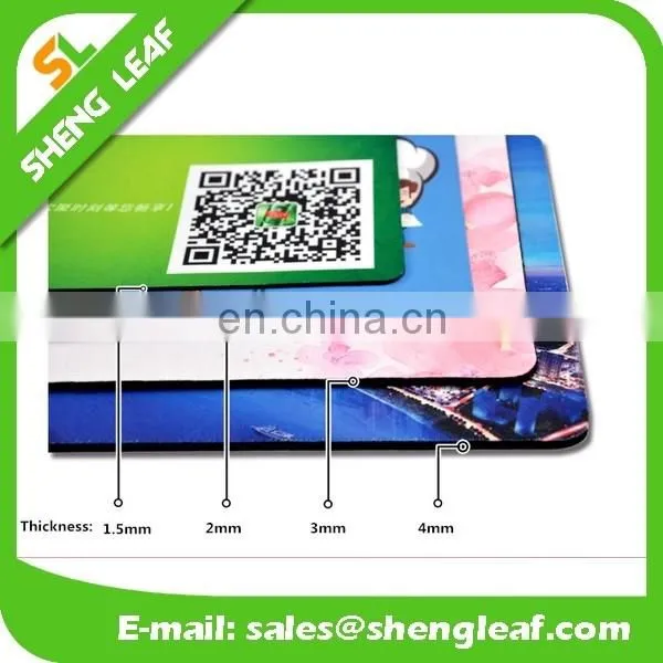 new design custom printed nature rubber mouse pad