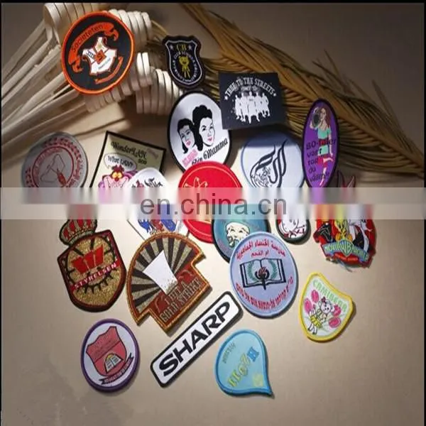 embroidery patch soccer logo backing glue