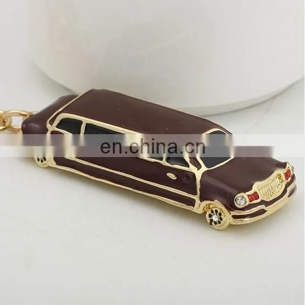 WHOLESALE FACTORY CTYSTAL CAR CHOCOLATE LIMO KEYCHAIN