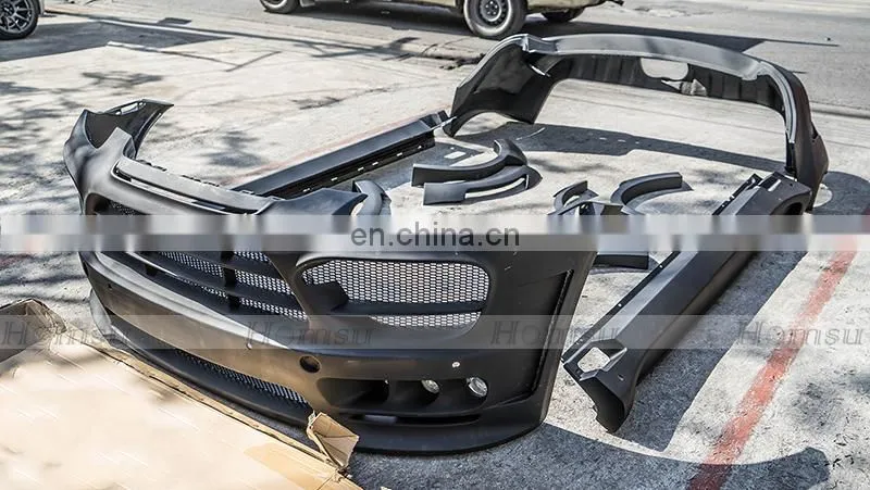 high quality 2011-2014 958 Cayenne Car Change HM Style Wide Body Kit With FRP Material bodykit For Porsch-e